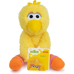 A soft, stuffed plush of Big Bird.