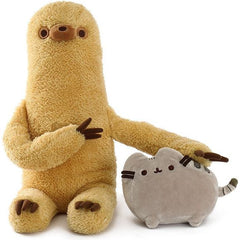 GUND Pusheen with Sloth 13-inch Stuffed Animal Plush Set