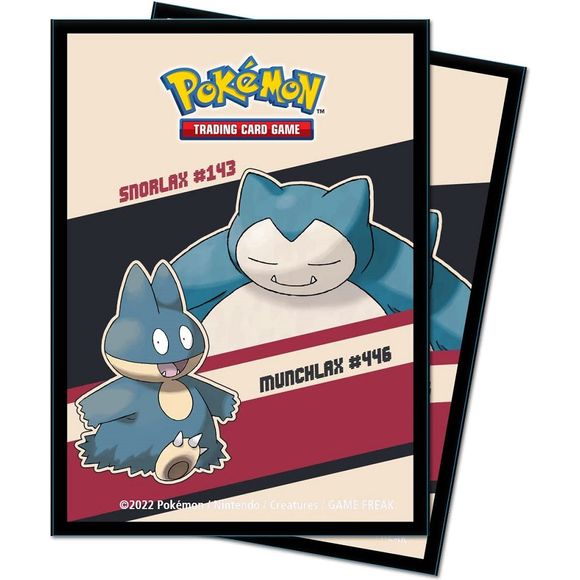 Ultra Pro Sleeves: Pokemon - Snorlax & Munchlax (65ct) | Galactic Toys & Collectibles