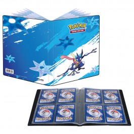 4-Pocket Portfolios for Pokemon feature a vibrant, full-art cover. Each portfolio stores and protects up to 40 standard size cards single-loaded and 80 cards double-loaded in archival-safe polypropylene pages. There are also pages in the center of the portfolio to store up to 4 oversized Pokemon cards. Made in California, U.S.A.