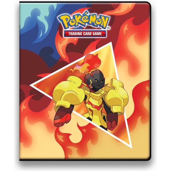 4-Pocket Portfolios for Pokemon feature a vibrant, full-art cover. Each portfolio stores and protects up to 40 standard size cards single-loaded and 80 cards double-loaded in archival-safe polypropylene pages. There are also pages in the center of the portfolio to store up to 4 oversized cards. Made in California, U.S.A.