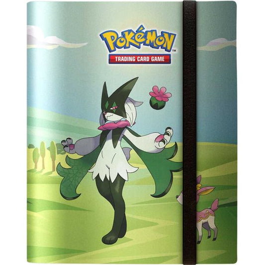 9-Pocket PRO-Binders for Pokemon feature a vibrant, full-art cover and includes an elastic strap closure. Side-loading pockets and low-friction material help keep cards in place. Safely stores up to 360 cards in archival-safe, acid-free, non-PVC pages.