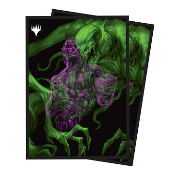 100ct Deck Protector sleeves for Magic: The Gathering feature a vibrant, full-color artwork and are made with our proprietary ChromaFusion Technology to prevent peeling. Archival-safe polypropylene materials ensure you can sleeve your cards with confidence. Sized for standard size trading cards measuring 2.5 in. x 3.5 in. The matte finish offers a glare-free, camera ready play experience!