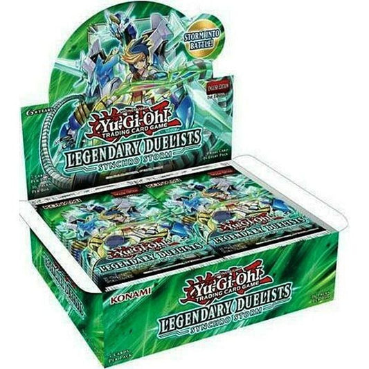 Yugioh Legendary Duelists Synchro Storm Booster Box 1st edition - 36 Packs | Galactic Toys & Collectibles