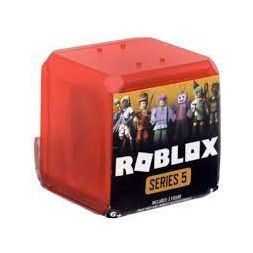 Assemble the ultimate Roblox toy collection with these iconic characters from your favorite games! There are 24 new figures from Series 5 and each comes with a code for an exclusive virtual item that can be redeemed on Roblox. Mix and match parts to build your own unique Roblox character. Collect all your favorite Roblox figures today!