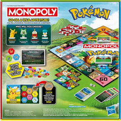 Hasbro: Monopoly Pokemon Family Board Game