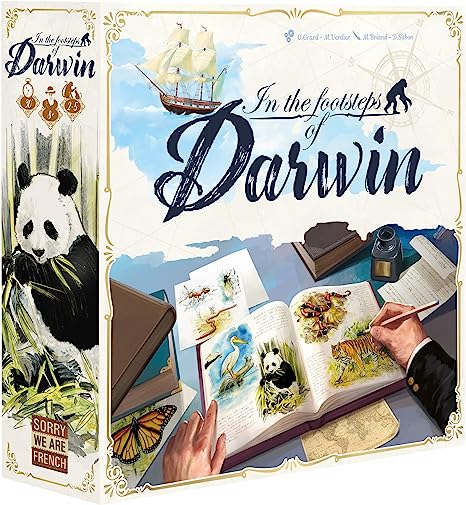 Sorry We Are French: In The Footsteps of Darwin - Board Game | Galactic Toys & Collectibles