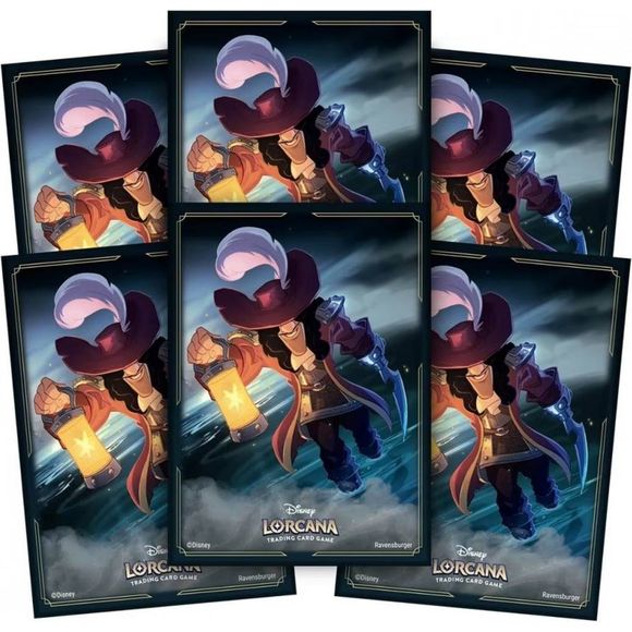 Disney Lorcana TCG: The First Chapter -  Captain Hook Sleeves (65-Pack) | Galactic Toys & Collectibles