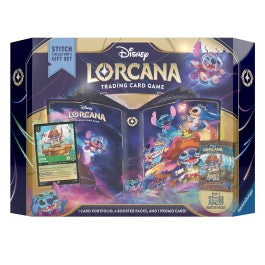 Release Date November 25th, 2024
Set your sights on the horizon! Following an ancient map, you'll sail the beautiful yet unpredictable Azurite Sea. Joining you on board, and among this Disney Lorcana set’s 200+ cards, are friends from Big Hero 6 and Chip 'n' Dale: Rescue Rangers! Whether you face kakamora pirates or the whirlpool of a new mystery, your shipmates are ready to head bow-first into adventure.
 
 Swapping his surfboard for a pirate ship, Stitch is ready to sail to your home with such riches as a