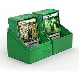 Ultimate Guard Boulder Solid Deck Case 100+ Card Game, Green