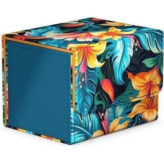Ultimate Guard Deck Case Sidewinder 100+ Floral Places II - Tulum Blue | Galactic Toys & Collectibles