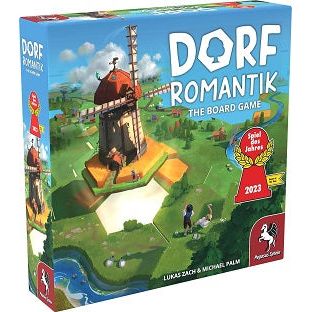 In Dorfromantik: The Board Game, up to six players work together to lay hexagonal tiles to create a beautiful landscape and try to fulfill the orders of the population, while at the same time laying as long a track and as long a river as possible, but also taking into account the flags that provide points in enclosed areas. The better the players manage to do this, the more points they can score at the end. In the course of the replayable campaign, the points earned can be used to unlock new tiles that are