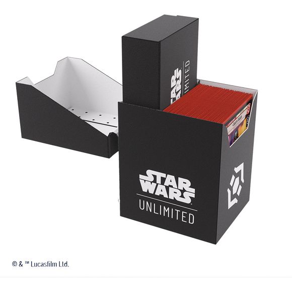 Gamegenic Star Wars: Unlimited Deck Box Soft Crate - Black/White | Galactic Toys & Collectibles