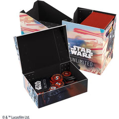 Gamegenic Star Wars: Unlimited Deck Box Soft Crate - Mandalorian / Moff Gideon