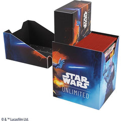 Gamegenic Star Wars: Unlimited Deck Box Soft Crate - Rey / Kylo Ren