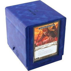 The Sidekick PRO holds 100 double-sleeved cards in extra Thick Inner Sleeves. It can also fit 100 regular double-sleeved cards and has extra room for token cards. This premium box is also equipped with our highly rated convertible system: The completely removable cover clips onto the bottom, saving precious space on the gaming table.