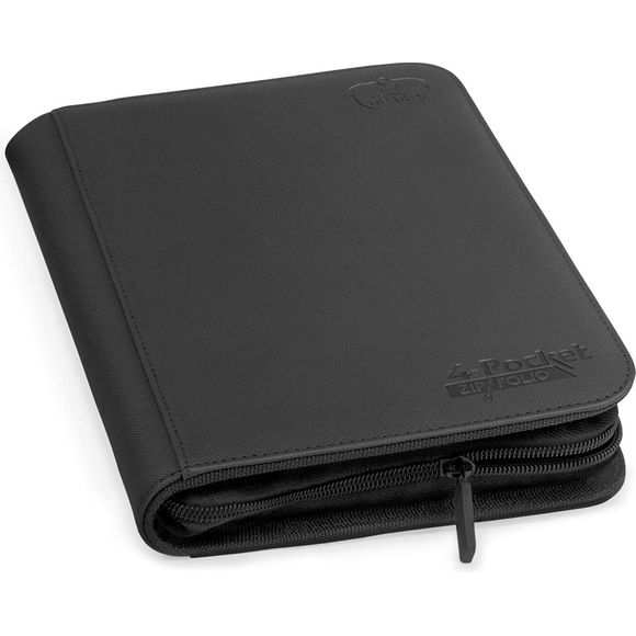 High quality Portfolio with flexible and durable cover, innovative XenoSkin (TM) surface and 20 integrated 4-pocket-pages for all standard- and Japanese-sized gaming cards. Zipper closure for extra security!- Zipper closure for secure transportation and major protection!- Holds 160 standard-sized cards in ULTIMATE GUARD Sleeves- 20 archival safe 4-Pocket Pages- Acid free, no PVC- Innovative XenoSkin (TM) cover with durable anti-slip texture!- Side-loading pocket design for increased card protection!- Dimens