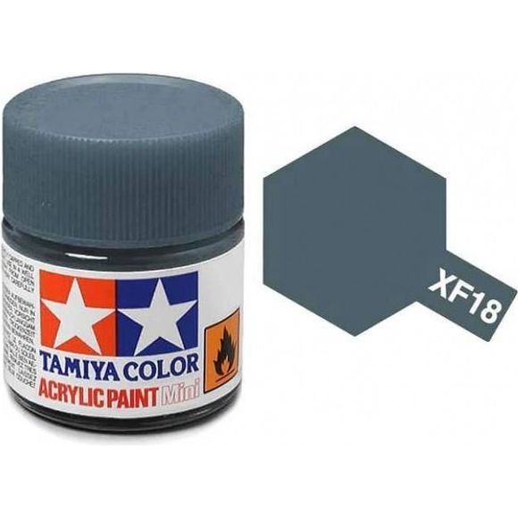 Tamiya Acrylic Paints are made from water-soluble acrylic resins and are excellent for either brush or spray painting. These paints can be used on styrol resins, styrofoam, wood, plus all of the common model plastics. The paint covers well, flows smoothly with no blushing or fading, and can be blended easily. 10ml screw top bottle. 

Proper ratio for paint thickness differs according to weather conditions. Rough guidelines of thinning ratio is2:1-3:1 ( Tamiya Acrylic paint : thinner).

Continental US Sh