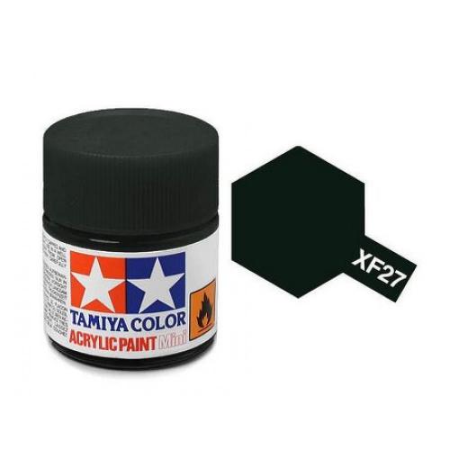 Tamiya Acrylic Paints are made from water-soluble acrylic resins and are excellent for either brush or spray painting. These paints can be used on styrol resins, styrofoam, wood, plus all of the common model plastics. The paint covers well, flows smoothly with no blushing or fading, and can be blended easily. 10ml screw top bottle. 

Proper ratio for paint thickness differs according to weather conditions. Rough guidelines of thinning ratio is 2:1-3:1 ( Tamiya Acrylic paint : thinner).

Continental US S