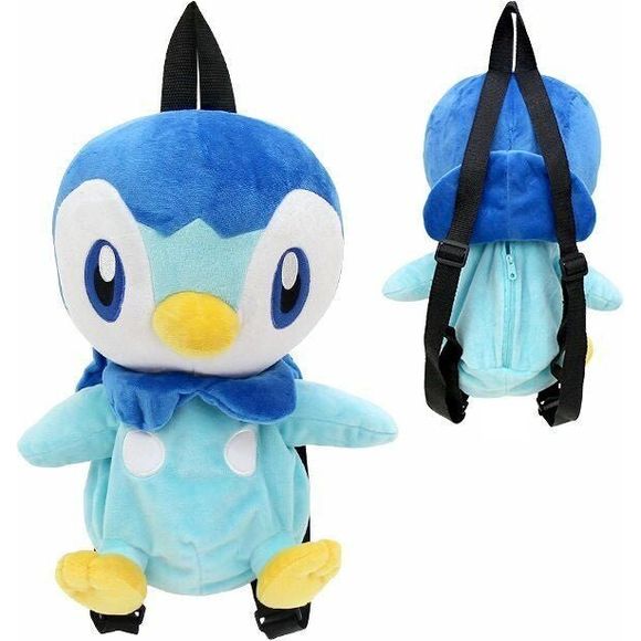 Maruyoshi Pokemon Piplup 14-inch Stuffed Bag Backpack | Galactic Toys & Collectibles