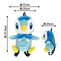 Maruyoshi Pokemon Piplup 14-inch Stuffed Bag Backpack | Galactic Toys & Collectibles