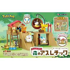 This fun set from Re-Ment features your favorite Pokemon enjoying themselves at a playground! There are six different items to collect and trade, you will receive one random figure

[Lineup]:

Pikachu
Togedemaru & Pawmi
Pachirisu
Morpeko & Dedenne
Plusle & Minun
Emolga