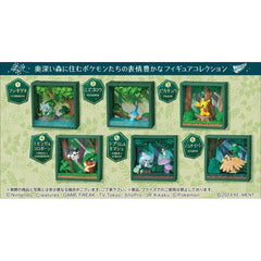 Re-Ment Pokemon Frame Deep Green Forest - 1 Random