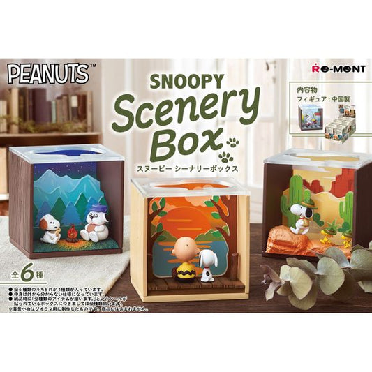 Re-Ment Peanuts: Snoopy Scenery Box - Full case of 6