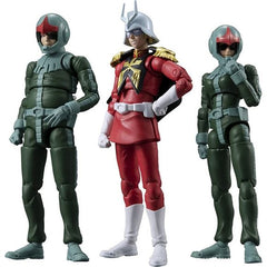 MegaHouse Mobile Suit Gundam G.M.G. Principality of Zeon Standard Infantry Soldier and Char Aznable Set of 3 Figures | Galactic Toys & Collectibles