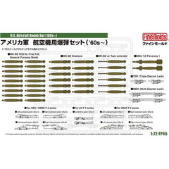 Fine Molds .S. Army Aircraft Bomb Set ('60s) 1/72 Scale Model Kit | Galactic Toys & Collectibles