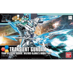 Used by the GunPla Academy's Wilfrid Kijima from the Gundam Build Fighters series, the Transient Gundam makes a 1/144 scale appearance! Designed with aesthetics from the Gundam 00 series, it features translucent parts for GN condensers over its body.