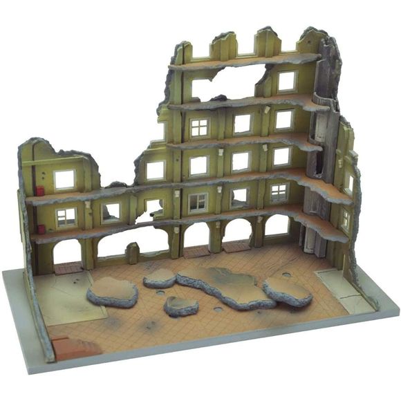 Tomytec DCM04 Dio-Com Destroyed Building C Diorama 1/144 Scale Model Kit | Galactic Toys & Collectibles