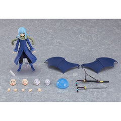 Got a problem with Slimes?

From the wildly popular anime, "That Time I Got Reincarnated as a Slime" comes a figma of Rimuru Tempest! The smooth, posable joints allow for a the recreation of action-packed scenes, and a plethora of accessories such as a standard face, closed-eye face, combat face, and masked face, as well as bat wings, and more allow for great customization!