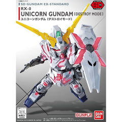 Bandai Hobby SD EX-Standard RX-0 Unicorn Gundam Destroy Mode Model Kit