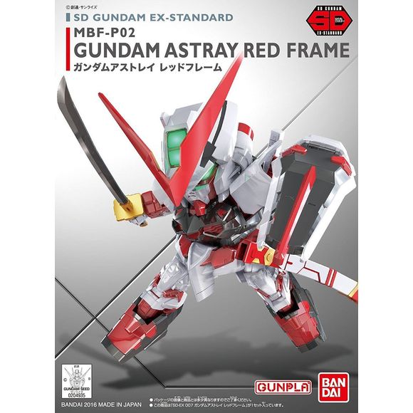 Bandai Hobby Gundam SEED SD EX-Standard 007 Astray Red Frame Gundam Model Kit | Galactic Toys & Collectibles