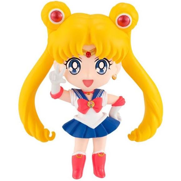 Joining the Chibi Masters lineup is the global sensation, Sailor Moon Pretty Guardian! This figure features Sailor Moon in adorably-sized super kawaii style. These Sailor Moon Chibi Masters are a must for any fan, and are at a perfect price for all collectors! Approximately 3 inches (8cm) tall.