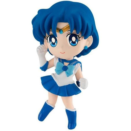 Joining the Chibi Masters lineup is the global sensation, Sailor Moon Pretty Guardian! This figure features Sailor Mercury in adorably-sized super kawaii style. These Sailor Moon Chibi Masters are a must for any fan, and are at a perfect price for all collectors! Approximately 3 inches (8cm) tall.