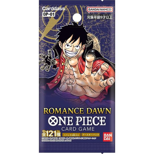 Romance Dawn Japanese Booster OP-01 One Piece TCG

1 Booster pack: 6 Cards.