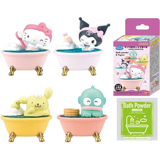 Bandai Sanrio Characters Bath Powder & Character Figure - 1 Random | Galactic Toys & Collectibles