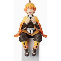 From Demon Slayer: Kimetsu no Yaiba, this Zenitsu Agatsuma figure sits about 6 inches tall and is dressed in his iconic uniform holding traditional Japanese Onigiri rice triangles. 5.91 inches (15cm) tall.