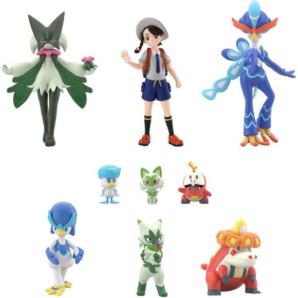 Bandai Shokugan Gashapon Pokemon Scale World Paldea Region Mini Figure - 1 Random Box | Galactic Toys & Collectibles