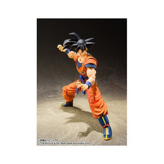 Bandai Dragon Ball Z S.H. Figuarts Son Goku A Saiyan Raised on Earth Action Figure (Reissue)