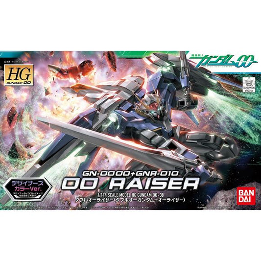 This combo pack that features the 00 Gundam and O Raiser is bundled together featuring coloring used by the original designer. Includes 2 GN blades that can combine and also become GN beam guns, GN shields, and display stand.