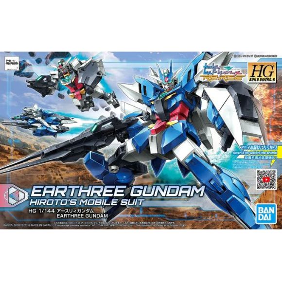 Bandai Spirits Build Divers Re:Rise Earthree Gundam HG 1/144 Model Kit | Galactic Toys & Collectibles