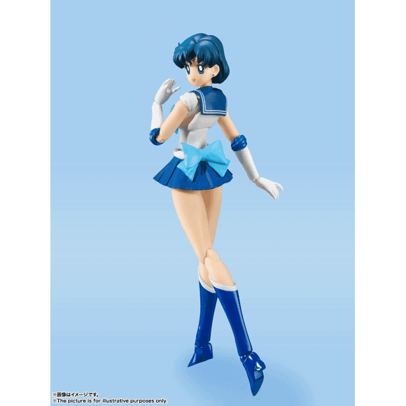 Bandai Tamashii Nations S.H. Figuarts Pretty Guardian Sailor Moon Sailor Mercury Action Figure | Galactic Toys & Collectibles