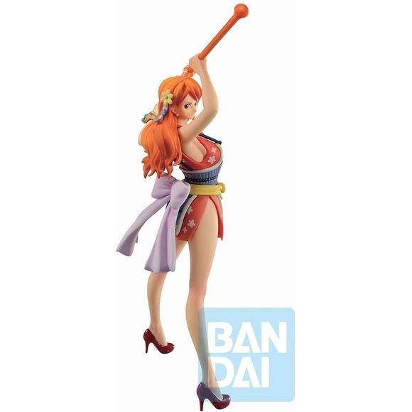 Bandai One Piece Ichibansho Nami (Vol.100 Anniversary) Figure | Galactic Toys & Collectibles