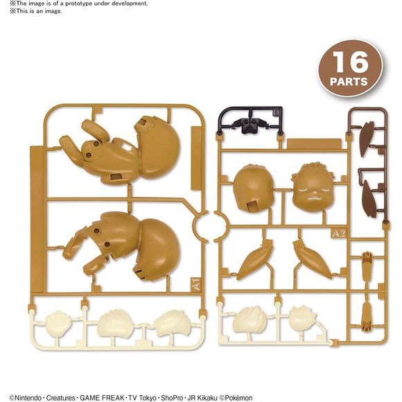 Bandai Spirits Pokemon Eevee Sleeping Pose Quick Model Kit | Galactic Toys & Collectibles