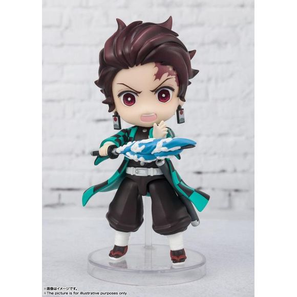 Bandai Demon Slayer: Kimetsu no Yaiba Figuarts mini Tanjiro Kamado (Water Breathing Ver.) Figure | Galactic Toys & Collectibles