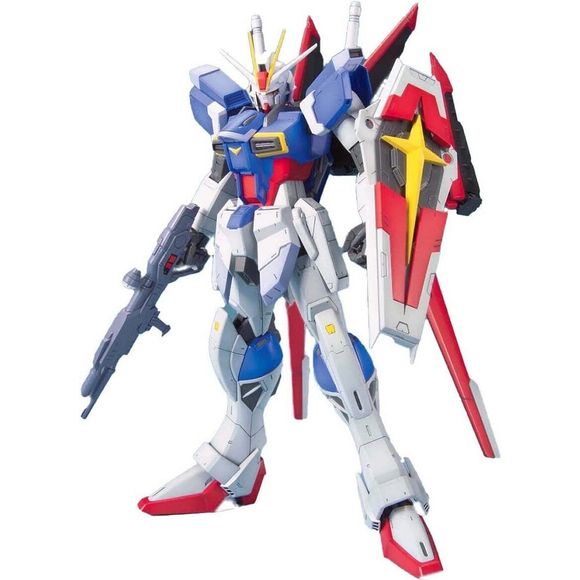 Bandai Hobby Gundam SEED Force Impulse Gundam MG 1/100 Scale Model Kit | Galactic Toys & Collectibles