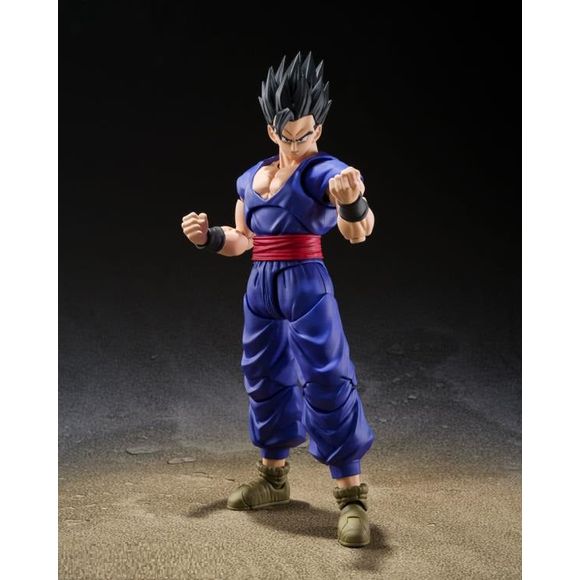 Ultimate Gohan from Dragon Ball Super: Super Hero is now released from the S.H.Figuarts brand! This detailed figure is highly articulated and features several interchangeable parts for a wide variety of poses.